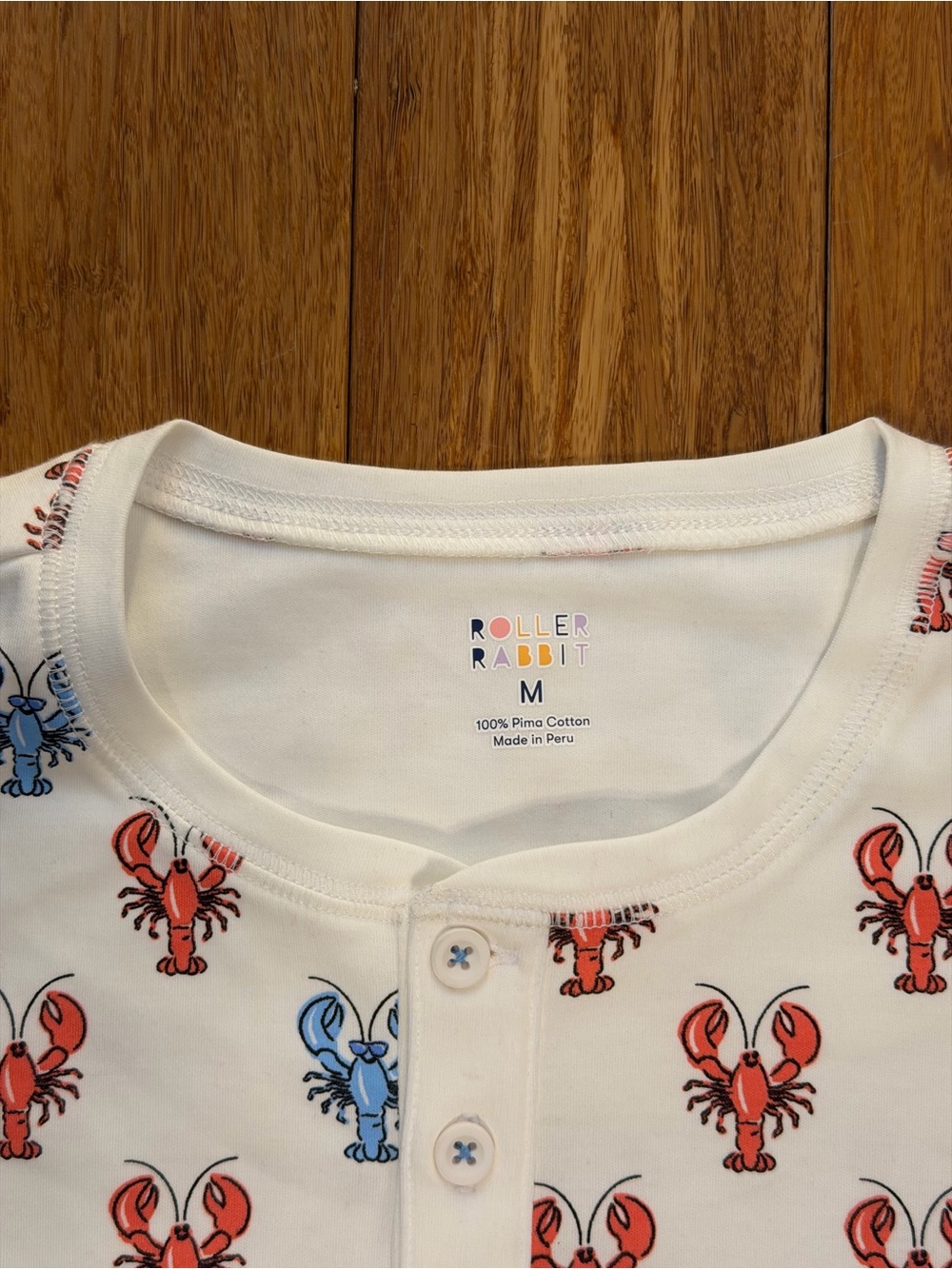 Roller Rabbit Men’s Lobster Pajama Set - Picture 4 of 9